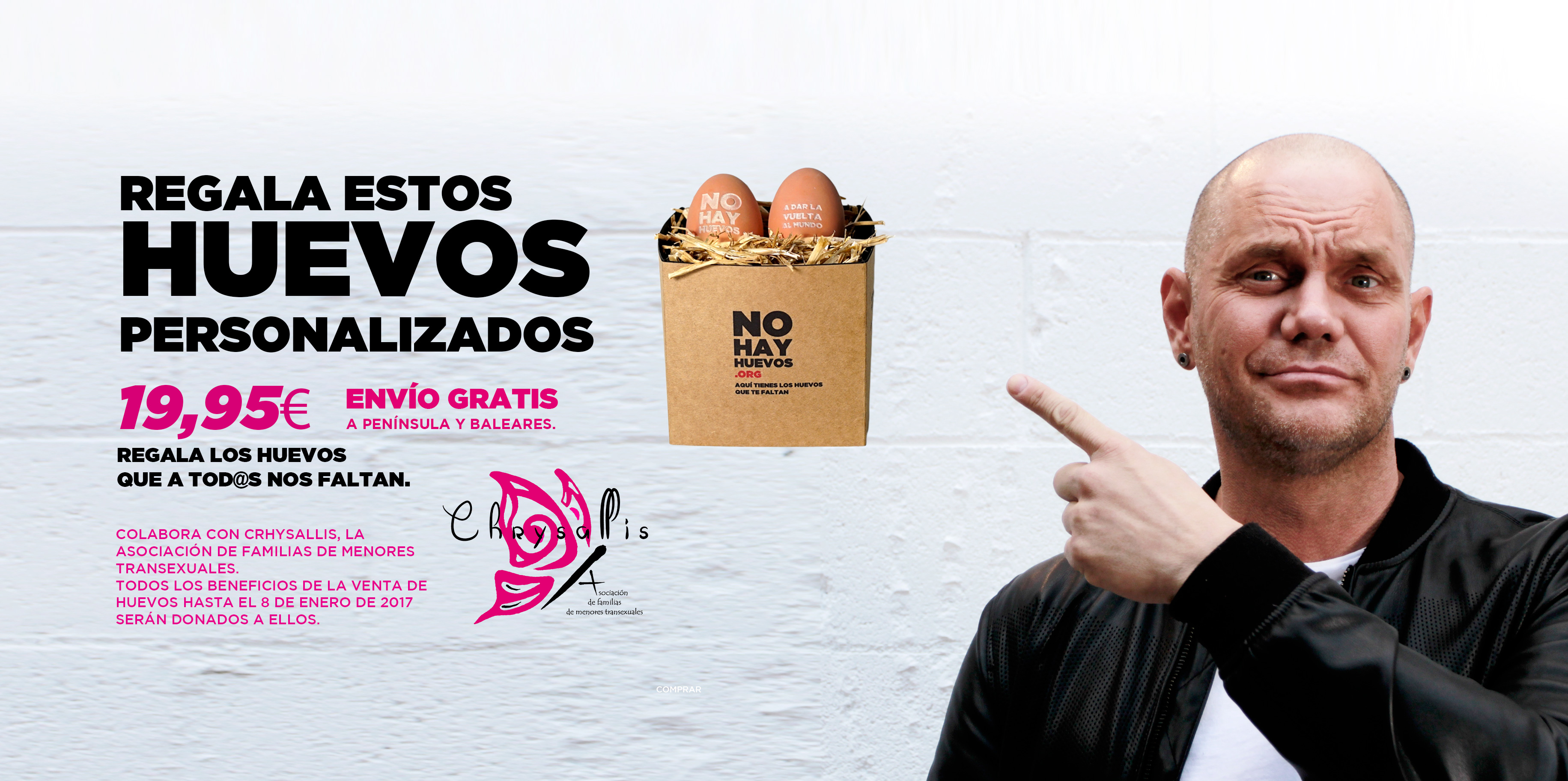 Immagine della campagna per l'acquisto delle uova.